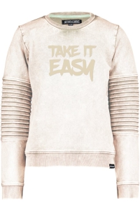 4President acid wash sweater Milan sand